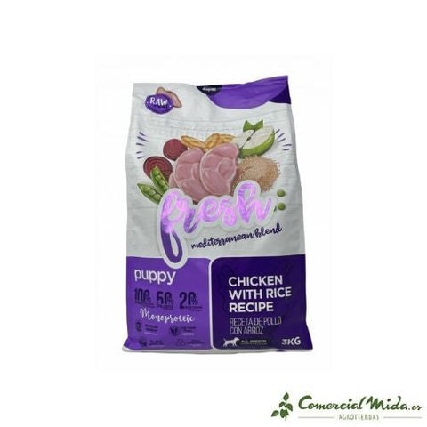 PIENSO ANC FRESH MEDITERRANEAN PARA CACHORROS CON POLLO 3KG